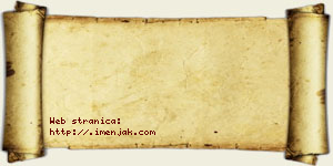 Jakov Ninković vizit kartica